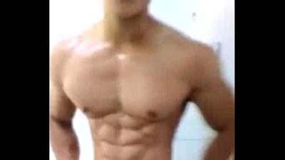Asian Muscle CUm all gay porn video
