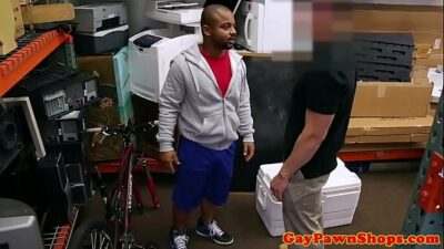 Black straighty dicksucking for a good deal all gay porn video