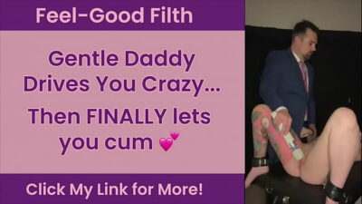 Gentle DDLG Daddy in Suit Teases Her Until She Cries Then Lets Her Cum [ft. Makayla Moon] [Dirty Talk] all gay porn video