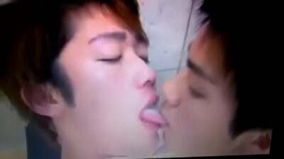 Hot Gay, Young Asian boys tongue kissing all gay porn video