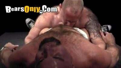 Jockstrap Bear Fucked Till He Cums all gay porn video