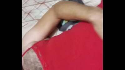 Licking her dildo and panties all gay porn video