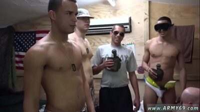 Military hand job gay The Troops came well-prepped to party! all gay porn video