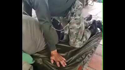 military/soldiers groping all gay porn video