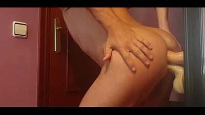 My double dildo taking me from behind all gay porn video