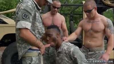 Army nude mens and boys gay sex military first time R&R, the Army69 all gay porn video