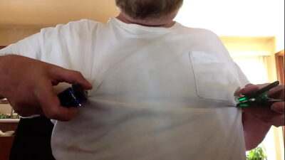 Bear tit clamping under t shirt all gay porn video