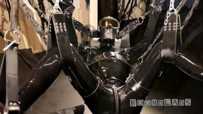Boundlads – a Gear Sub in Rubber all gay porn video