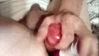 Double dildo fuck all gay porn video