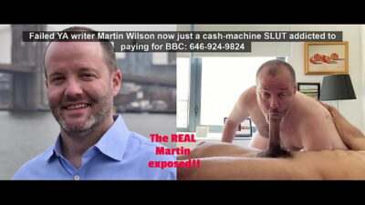 Failed writer Martin realizing he’s nothing but a cum dump and ATM for BBC all gay porn video
