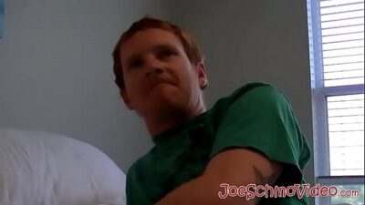 Ginger amateur fingers himself while wanking his small cock all gay porn video
