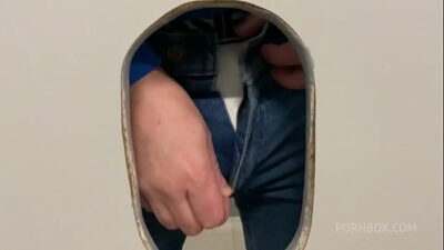 Huge dick full of cum Glory Hole adventures all gay porn video