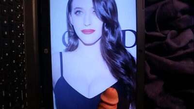 Kat Dennings Face and Tits Cumshot (Two Broke Girls) Cum Tribute all gay porn video