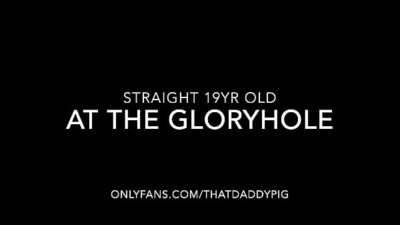 Straight 19yr old Cums in my mouth at my Gloryhole. all gay porn video