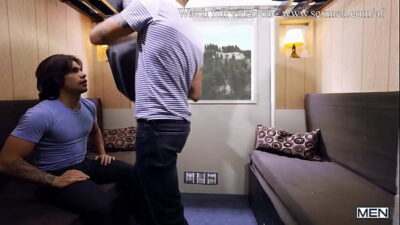 The Cummuter Part 1 / MEN / Ty Mitchell, Chris Damned  / stream full at  www.sexmen.com/af all gay porn video