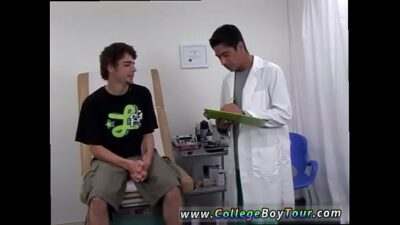 Young boy doctor bdsm gay Applying some oil to his hand the Doc all gay porn video