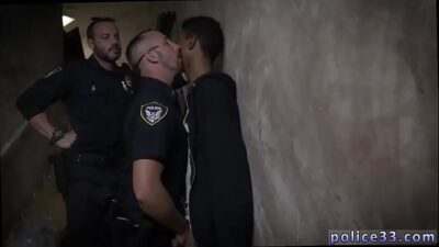 Gay cop blowjob mpegs and hunks police naked Suspect on the Run, Gets all gay porn video