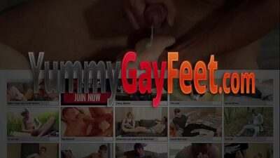 Gay hunk gives kinky footjob all gay porn video