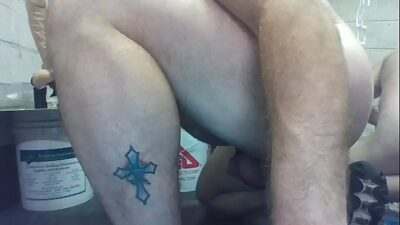 Joey D on his knees taking it DEEP and deeper all gay porn video