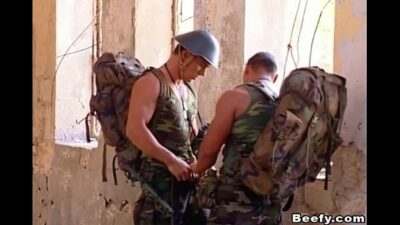 Military Hunk Get Rammed By His Mate all gay porn video