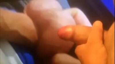 Wanking off to Clever Idiot’s huge nut sac all gay porn video