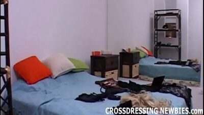 Crossdressing for the first time was so hot all gay porn video