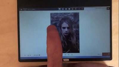 Cara Delevingne cum tribute all gay porn video