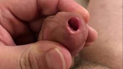 Closeup Rubbing Precum all gay porn video