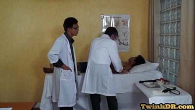 Gagging Asian gay doctor seduces twink nympho patient all gay porn video
