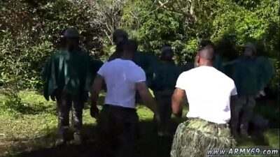 Gay hot military boys jacking off together Taking the recruits on