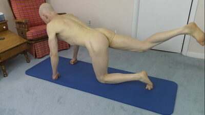 Horny Gay Nudist Exercise
