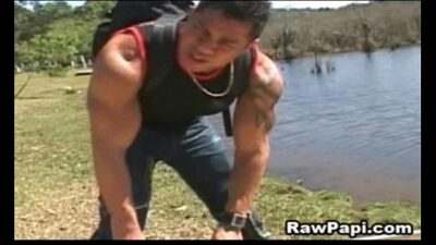 Hot Bareback Scene With Two Latin Gay Dude all gay porn video