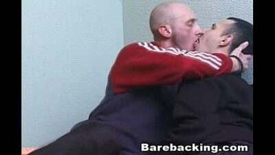 Hot kissing gay loves to fuck barebacking all gay porn video