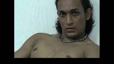 Sexy gay guy gets naked and masturbates gay video