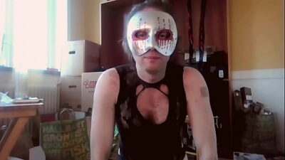 Sissyboy Oznob shows his sex toys all gay porn video