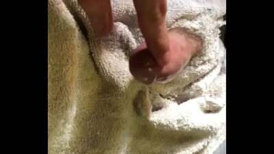 Small White Cock Suffers A Painful Ruined Cumshot From Only One Finger all gay porn video