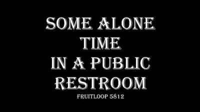 Some Alone Time in a Public Restroom all gay porn video