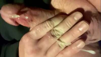 Chubby redhead stroking his small cock to a big cumshot all gay porn video