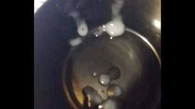 Cumming into a cup all gay porn video