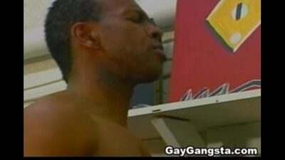 Ebony Gay Hardcore Bareback Anal Fuck all gay porn video