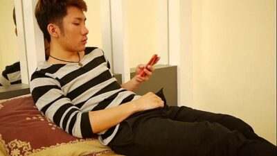 Gay Asian Twink Oil Jerks Off all gay porn video