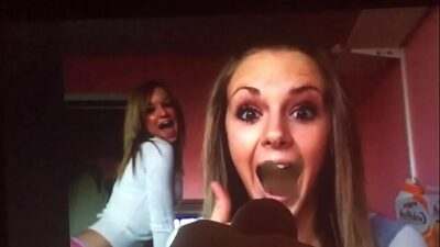 Perfect 10 Cum Tribute Mouth Open giving a thumbs up all gay porn video