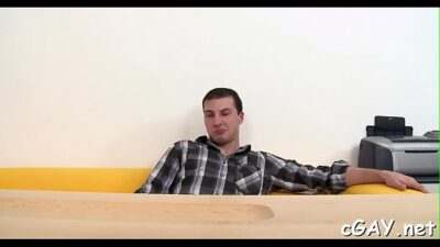 Sophisticated gay hunk receives lascivious irrumation all gay porn video