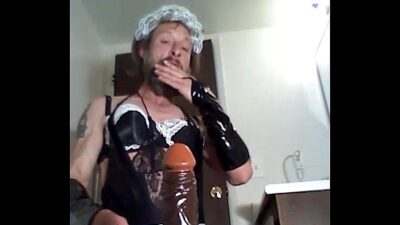 crossdresser fun with dildo all gay porn video