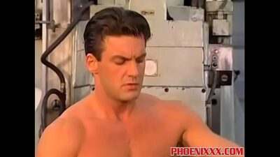 Factory hunk workers crazy wild and rough gay sex orgy all gay porn video