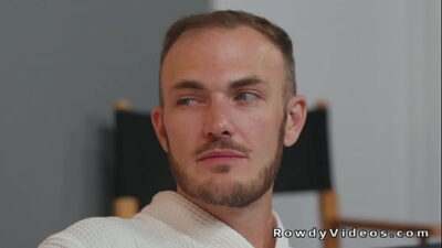 Gays back to set and anal fuck on the sofa all gay porn video