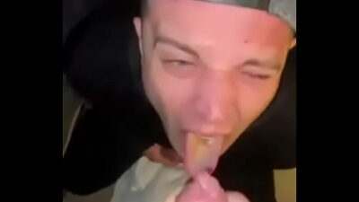 Watch now: outed hunk engineer Adam Archambault sucked dry in boxer briefs all gay porn video