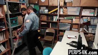 Loss Prevention Office Brings the Twink to The Backroom for Questioning – Perps4k all gay porn video