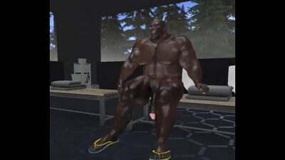 gym locker cam catches massive black bull with a monster cock all gay porn video