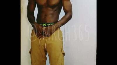 Black stud with BBC strip dances and cums hard dripping cum everywhere all gay porn video